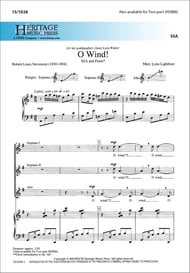 O Wind! SSA choral sheet music cover Thumbnail